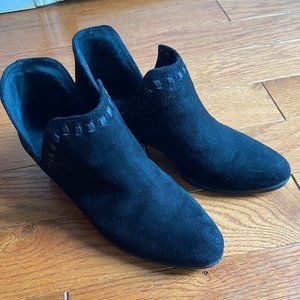Black Suede Booties